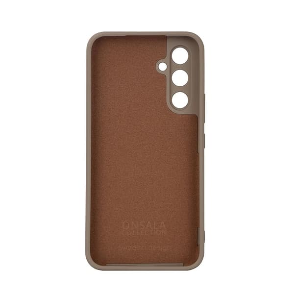 Onsala telefonetui til Galaxy A55 5G Silicone Feel - Summer Sand Brun