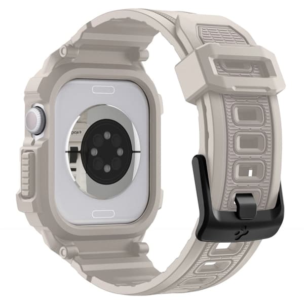 Spigen Apple Watch 10/11 (46mm) Armband Rugged Armor Pro - Beige Beige