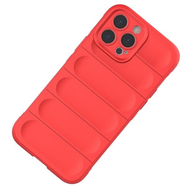iPhone 13 Pro -kuori iskunkestävä TPU - Punainen Röd