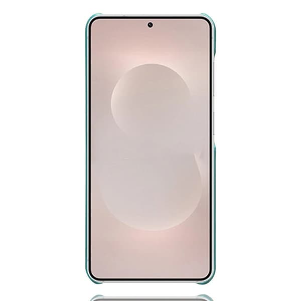 Mobilskal till Samsung Galaxy S26 Edge PU Läder + Hård PC - Grön