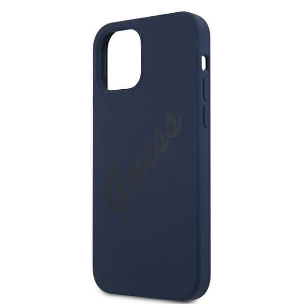Guess Skal iPhone 12 Mini Script Vintage - Blå Blue