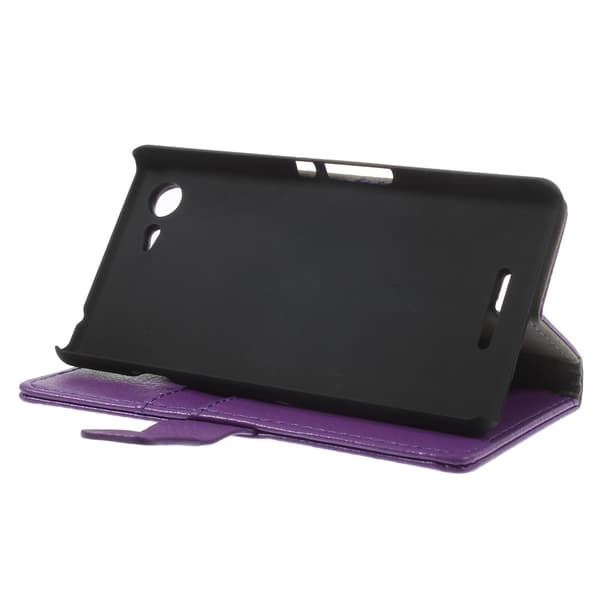 Lychee Plånboksfodral till Sony Xperia E3 - Lila Lila