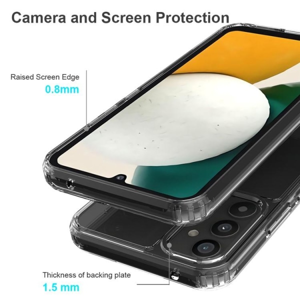 Galaxy A34 5G mobilcover Akryl TPU Anti-gulning - Gennemsigtig