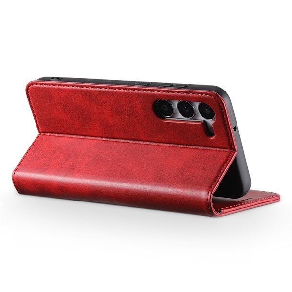 SUTENI Galaxy S23 Plus Plånboksfodral Kickstand Flip - Röd