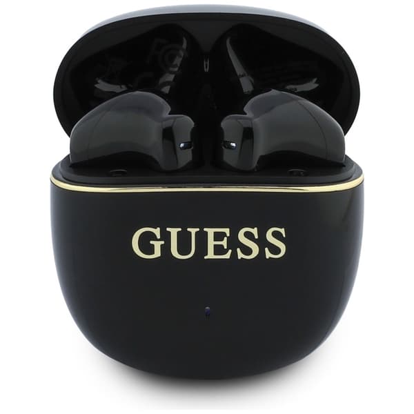 Guess TWS In-Ear Hörlurar Glossy Gold Line Classic - Svart
