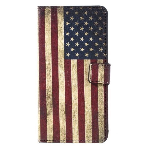 Lompakkokotelo Samsung Galaxy S8 Plus - Amerikan lippu