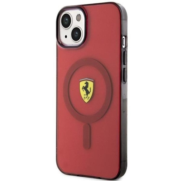 Ferrari Mobilskal till iPhone 14 Magsafe Translucent - Röd Röd
