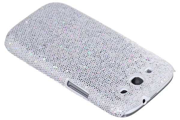 Sparkle Bagcover til Samsung Galaxy S3 i9300 (Sølv) Silver