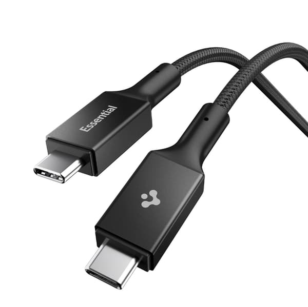 Spigen USB-C till USB-C 100W Kabel 150cm EB10015CC Svart