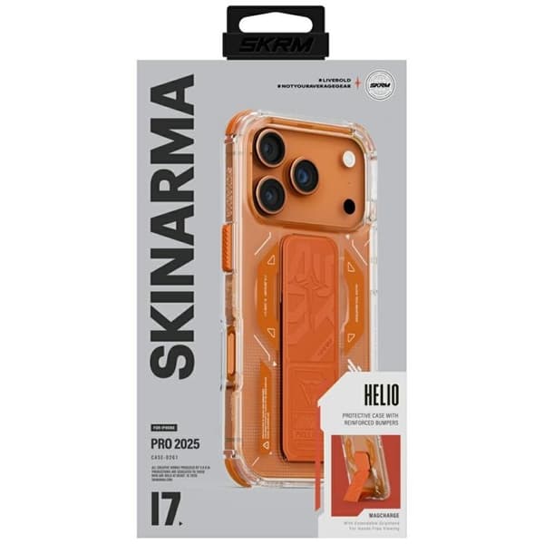 Skinarma Mobilskal till iPhone 17 Pro MagSafe Helio - Orange Orange