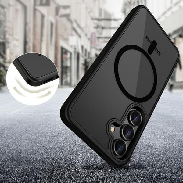 Tech-Protect Telefontaske til Galaxy S25 Magsafe Magmat - Mat Sort Svart