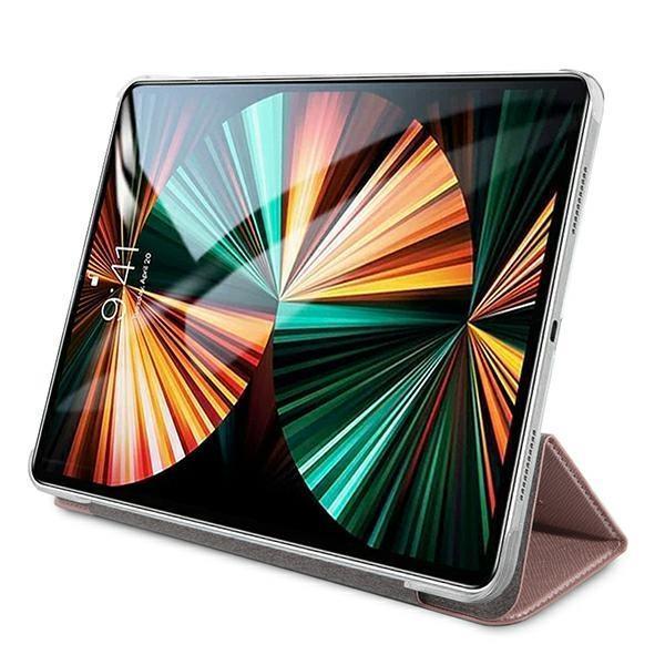 Guess Case iPad Pro 12.9 2021 Saffiano Collection - vaaleanpunainen Pink