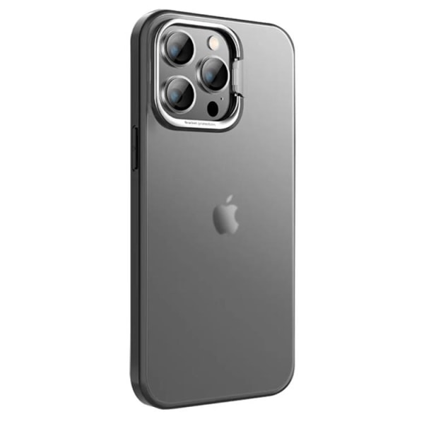 X-Level iPhone 15 Pro Max -mobiilisuojus kameratelineellä - musta