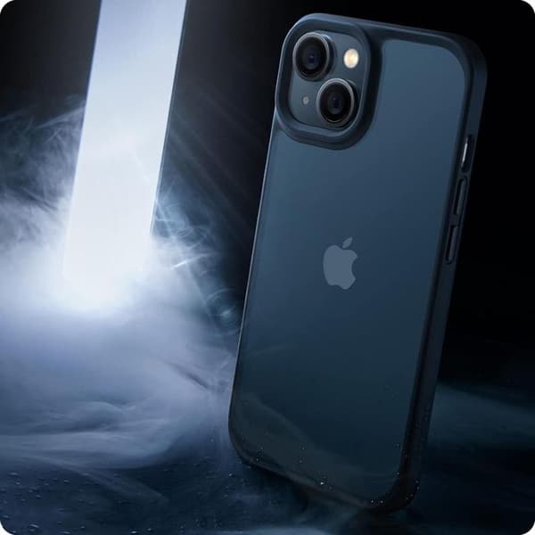 Tech-Protect iPhone 15 -puhelimen kuori Magmat - mattamusta Svart