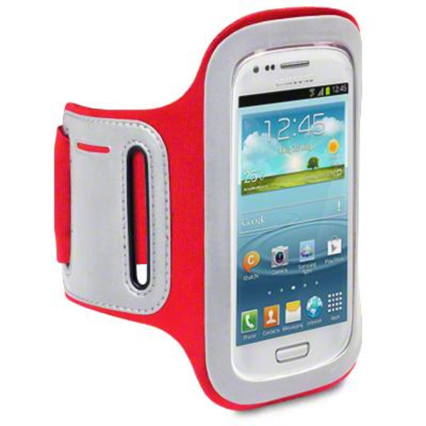Sportarmband till Samsung Galaxy S3 Mini i8910 (Röd) Röd