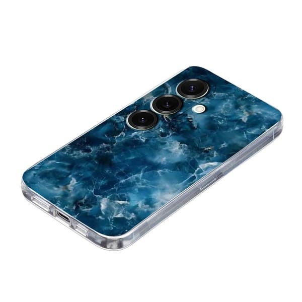 Samsung Galaxy S26 Plus Skal Marmortryck Mjuk TPU - Grå
