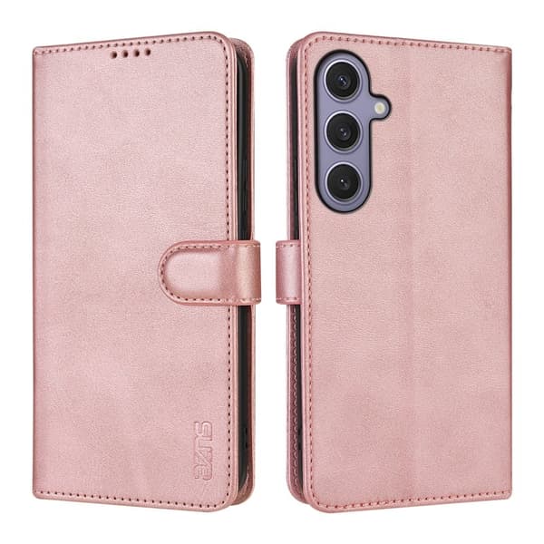AZNS Samsung Galaxy A17 5G Plånboksfodral Konstläder - Roséguld