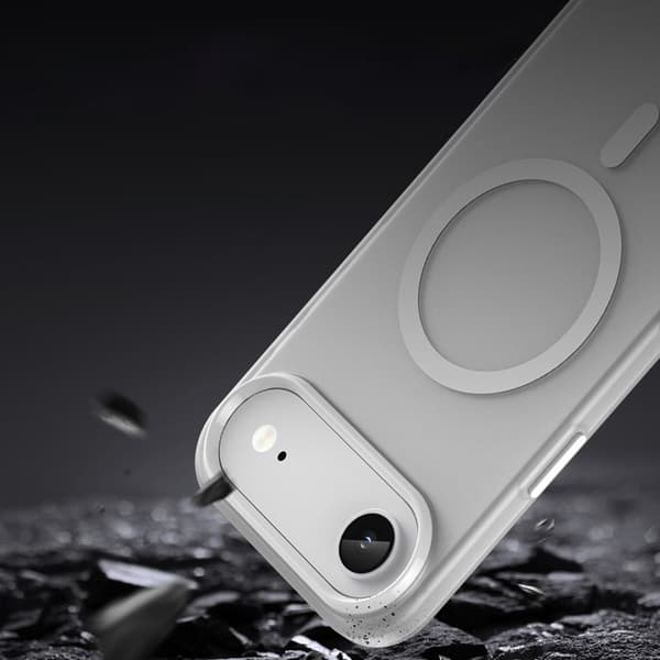 Mobilskal till iPhone Air MagSafe Abrasive - Matte Vit Vit