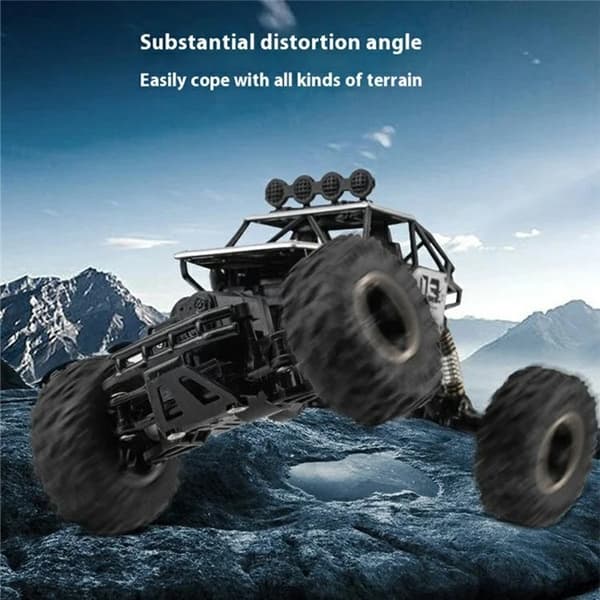 RC Lastbil Legering Rock Crawler Klättring Bil Leksak - Silver