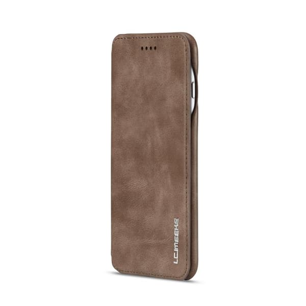 LC.IMEEKE Mobilskal till iPhone 6s Plus/6 Plus Retro Äkta läder - Brun