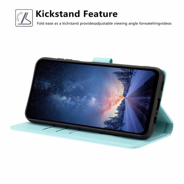 Plånboksfodral för Samsung Galaxy S26 Plus Ställfunktion Konstläder - Ljusgrön