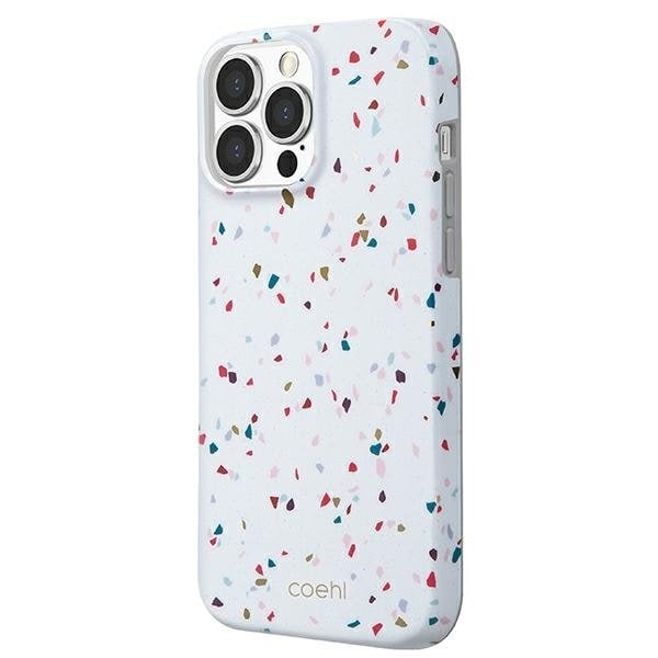 UNIQ Coehl Terrazzo Skal iPhone 13 Pro Max - Vit Vit