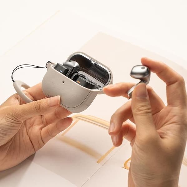 Ringke Galaxy Buds 3/3 Pro Skal Magsafe Onyx Magnetic - Varmgrå Grå