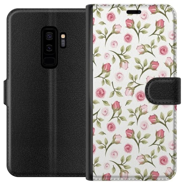 Plånboksfodral till Samsung Galaxy S9+ med Blommigt