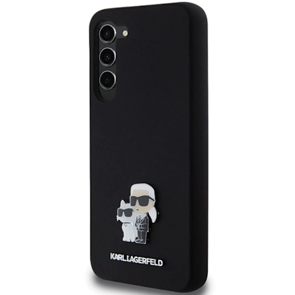 Karl Lagerfeld Galaxy S23 Plus Mobilskal Silikon Karl&Choupette Svart