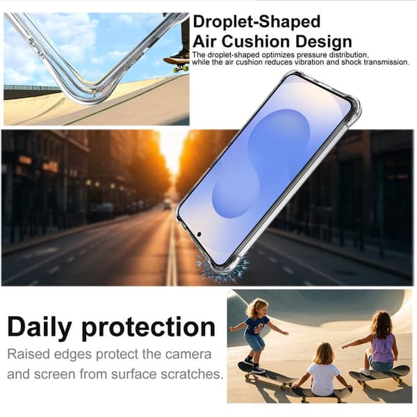 Imak Mobilskal för Samsung Galaxy S26 TPU Shockproof - Transparent