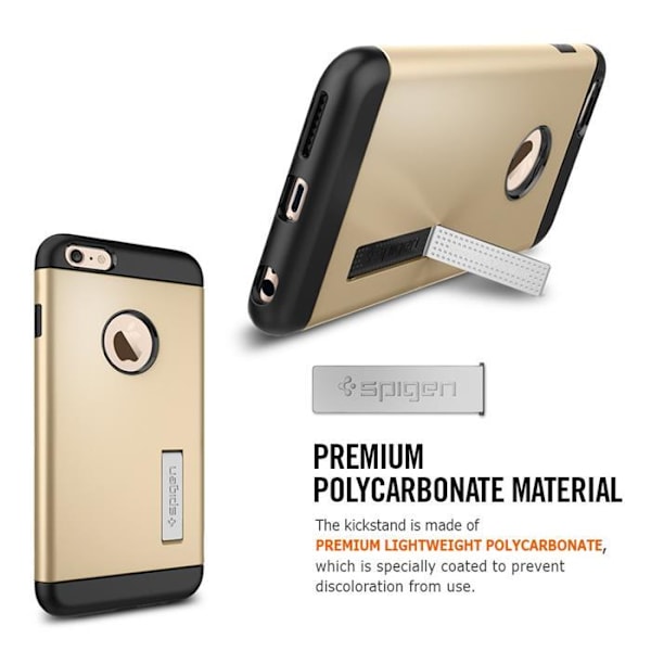 SPIGEN Slim Armor Skal till Apple iPhone 6(S) Plus (Mint) Blå