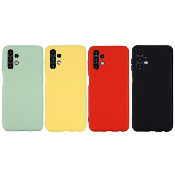 Galaxy A13 4G Skal Liquid Silicone - Svart Svart