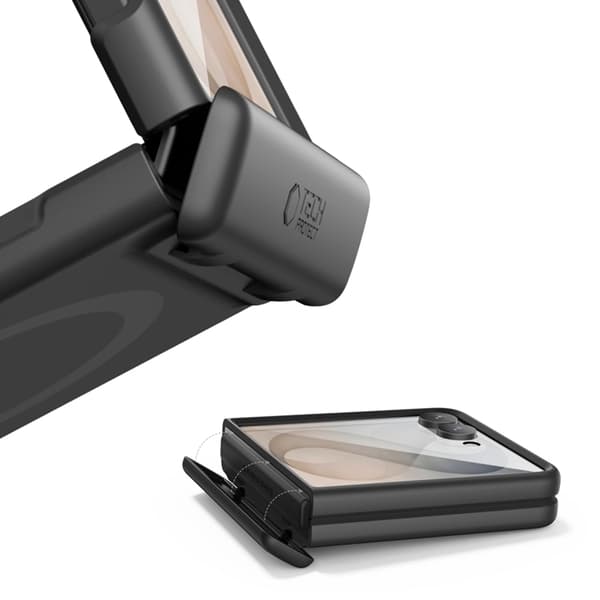 Tech-Protect Mobilskal För Galaxy Z Flip 8 Magsafe Kevlar Aura - Svart
