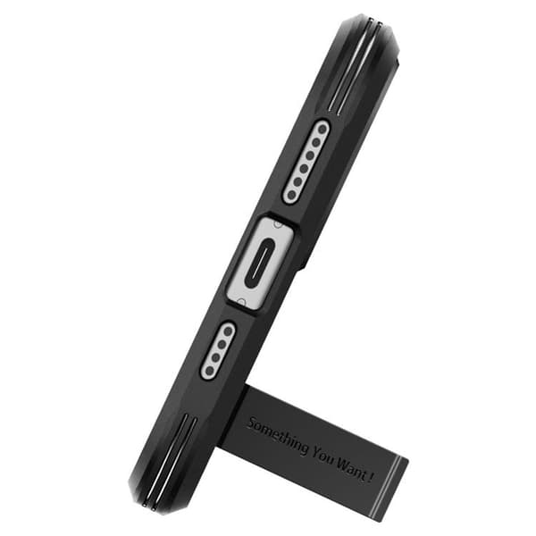 Spigen iPhone 15 -puhelimen kuori Magsafe Tough Armor - Musta Svart