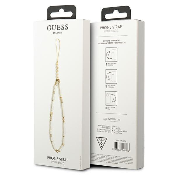 Guess Mobilrem Heishi Beads - Vit