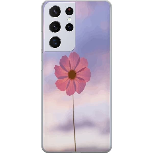 Mobilskal till Samsung Galaxy S21 Ultra 5G med Rosa blomma