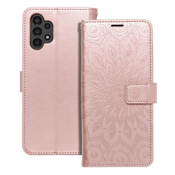 Forcell Galaxy A13 4G Case Mezzo - Mandala Rose kultaa