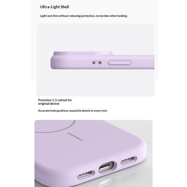 Mobilskal till iPhone 16 MagSafe Liquid Silikon - Cyan Blå