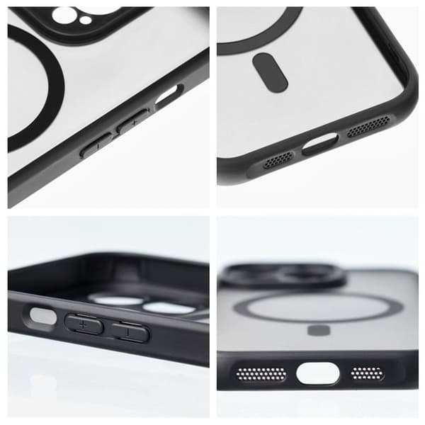 Telefontaske til Galaxy S25 Magsafe Fuld Matte - Sort Black