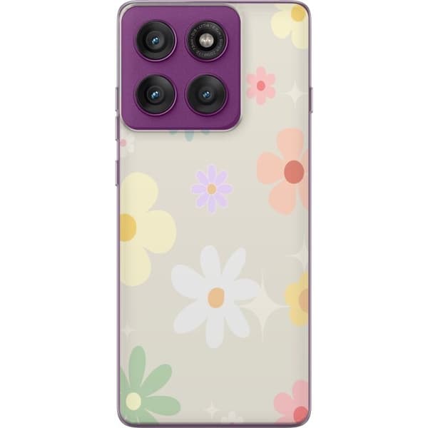 Mobilskal till Motorola Edge 60 Pro med fejdande blommor