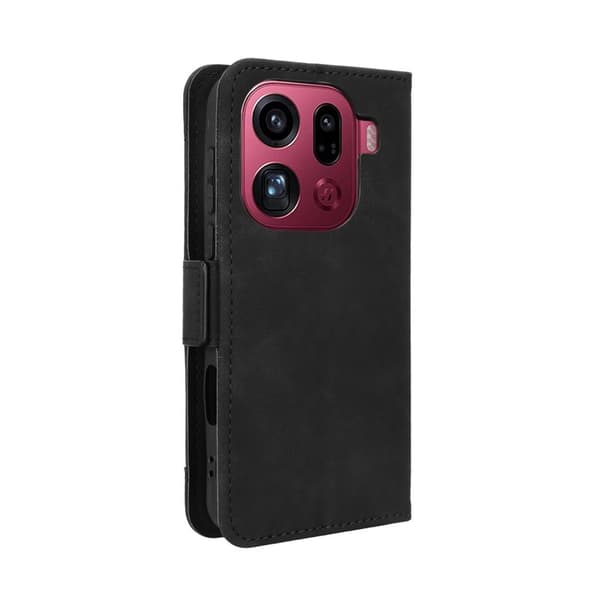 Oppo Find X9 Pro 5G Kortfack Plånboksfodral Konstläder - Svart