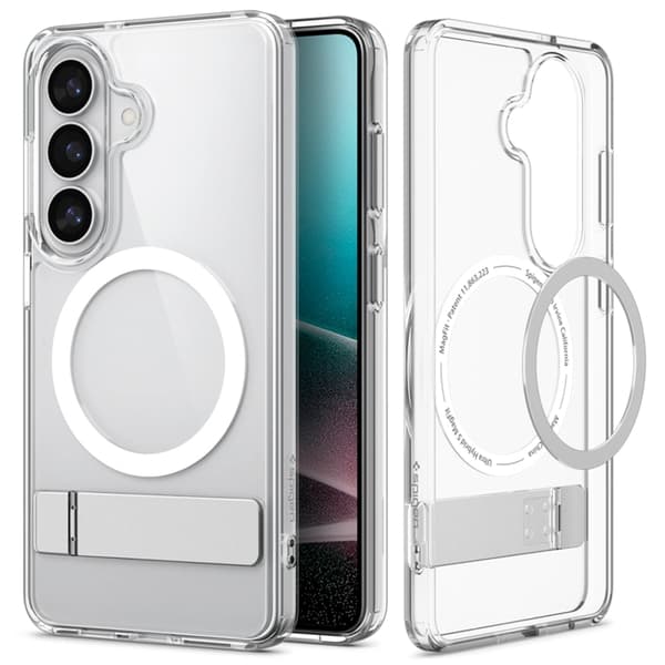 Spigen Mobilskal För Galaxy S26 Plus MagSafe Ultra Hybrid "S " - Clear Vit