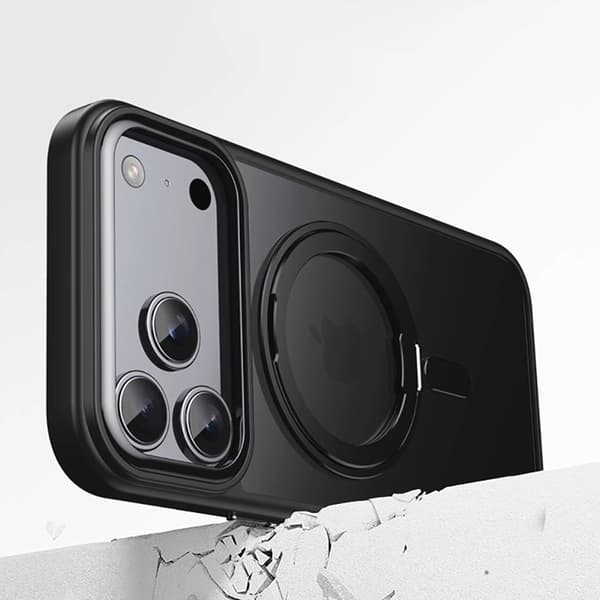 Tech-Protect Mobilskal till iPhone 17 Pro Max Magsafe Kickstand - Svart Svart