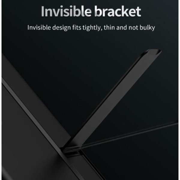 Galaxy Z Fold 5 Mobilcover Gummibelagt Støtteben - Plum