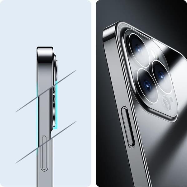 Joyroom iPhone 14 Plus Skal 14Q Med Metallram - Svart Svart