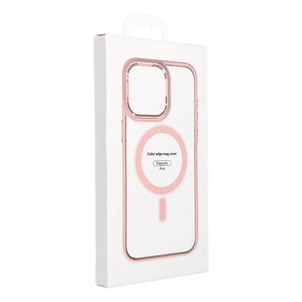 iPhone 14 Pro Max Mobilskal Magsafe Color Edge - Rosa