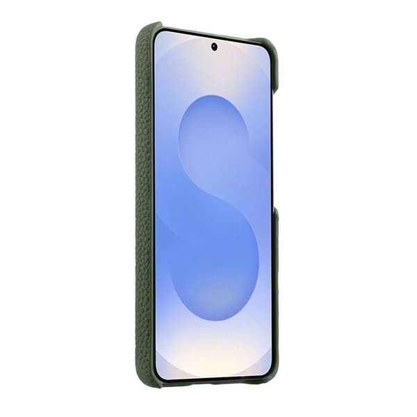 MELKCO Mobilskal för Samsung Galaxy S26 Plus Magnetiskt Äkta läder - Mörkgrön