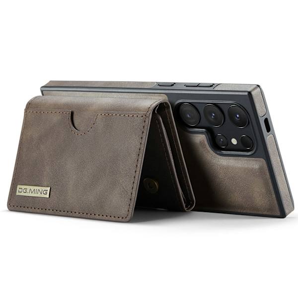 DG.Ming Plånboksfodral för Samsung Galaxy S26 Ultra RFID Blocking - Kaffe