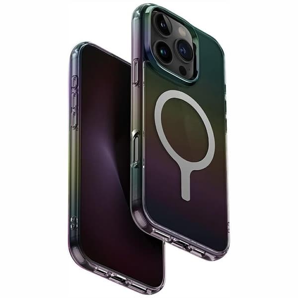 UNIQ Mobilskal till iPhone 16 Pro MagSafe Iridescia - Midnatt