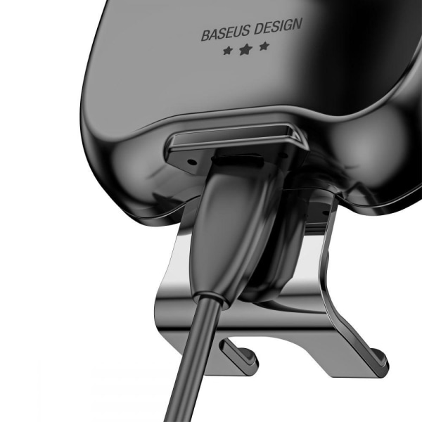 Baseus Fordon Dash Car Mount Trådlös Laddare Svart